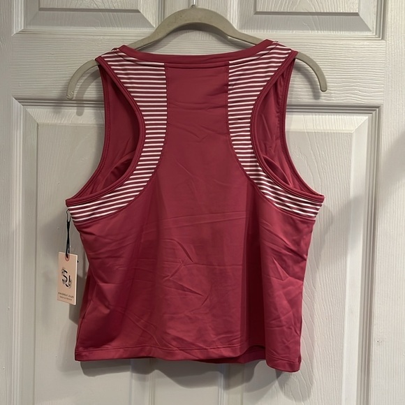 Sincerely Jules brand size L pullover racer back Golf & Tennis style top- NWT - Picture 6 of 6